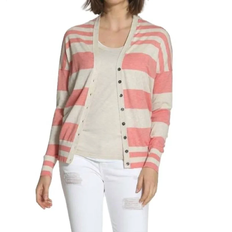 Label+Thread - Striped Cotton Cardigan